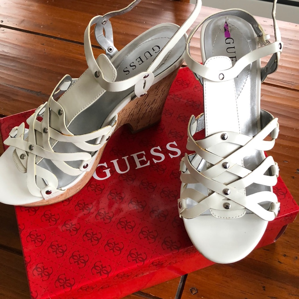 Guess heels worn once